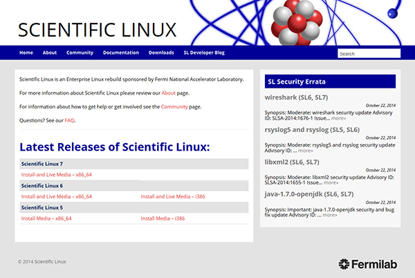 RHEL7互換のディストリビューション「Scientific Linux 7.0」発表